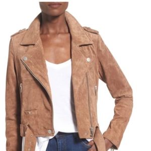 BlankNYC Suede Moto Jacket